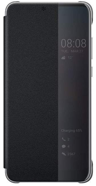 Huawei Original S-View Pouzdro Black pro P20 (EU Blister)