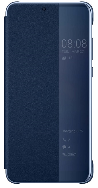 Huawei Original S-View Pouzdro Blue pro P20 (EU Blister)