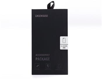 Doogee Flip pouzdro Black + Tvrzené sklo pro X55 (EU Blister)