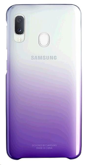 EF-AA202CVE Samsung Gradation Kryt pro Galaxy A20e Violet