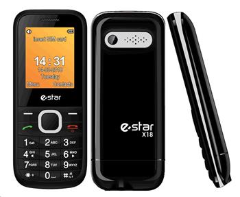 eSTAR X18 Dual Sim gsm tel. Silver