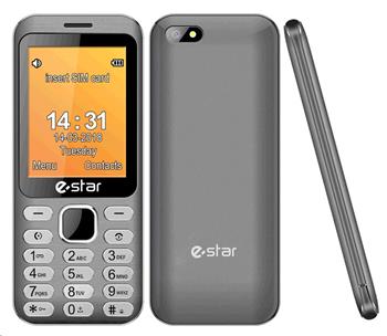 eSTAR X28 Dual Sim gsm tel. Silver