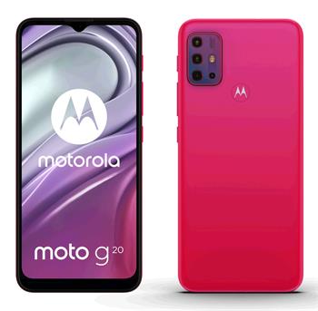 Motorola Moto G20 4+64GB NFC DS GSM tel. Flamingo Red