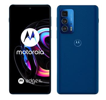 Motorola EDGE 20 Pro 12+256GB DS gsm tel. Blue Vegan Leather