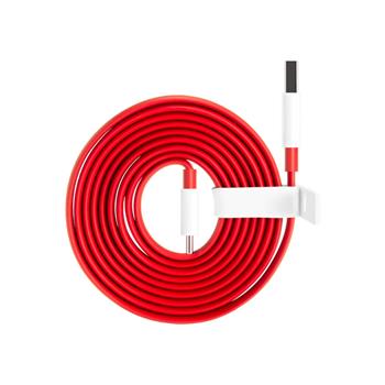 OnePlus Warp Charge Type-A/Type-C Datový Kabel Red (150cm)