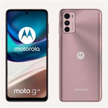 Motorola Moto G42 6+128GB DS gsm tel. Metallic Rose