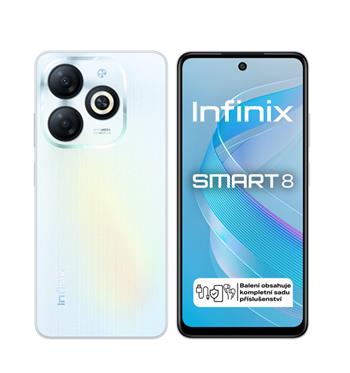 Infinix Smart 8 3(up to 6GB) +64GB gsm tel. Galaxy White