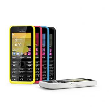 Nokia 301 DS gsm tel. Black
