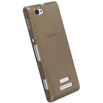 89888 Krusell FrostCover pro Sony Xperia M Transparent Black