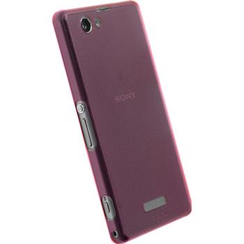 89943 Krusell FrostCover pro Sony Xperia Z1 Compact Transparent Pink
