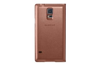 Samsung flipové pouzdro s oknem EF-CG900BFE pro Galaxy S5 Rose Gold