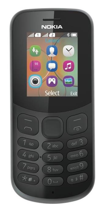 Nokia 130 2017 DS gsm tel. Black