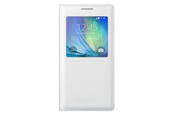 Samsung flipové pouzdro s oknem EF-CA500BCE pro Galaxy A5 White