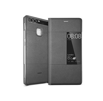 Huawei Original S-View Pouzdro Dark Grey pro P9 (EU Blister)